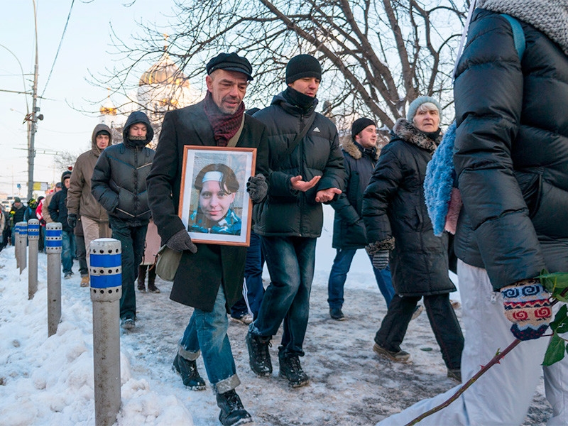 Московские власти не согласовали шествие памяти Маркелова и Бабуровой, сославшись на ограничения из-за коронавируса
