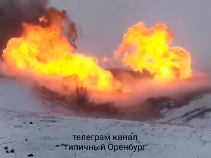 Режим ЧС ввели в одном районе Оренбуржья из-за взрыва газопровода