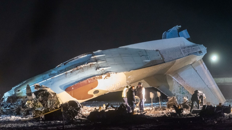 Стало известно состояние выживших при крушении самолета Ан-26 в Алма-Ате