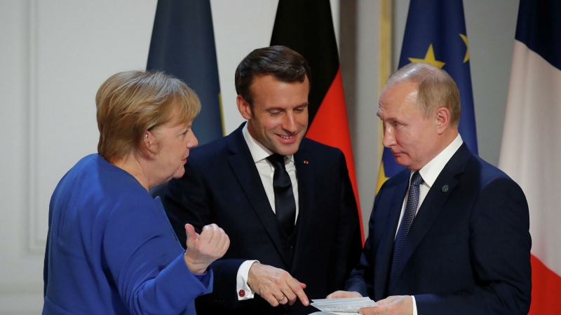В офисе Зеленского отреагировали на переговоры Путина, Меркель и Макрона