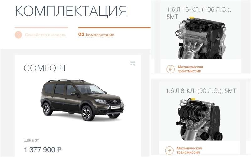 Lada Largus Cross: расширение гаммы двигателей