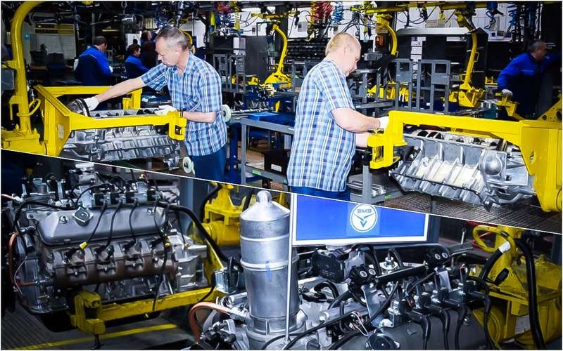 В России начали производство мотора V8