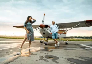 Романтический полет на самолете: создайте незабываемые воспоминания